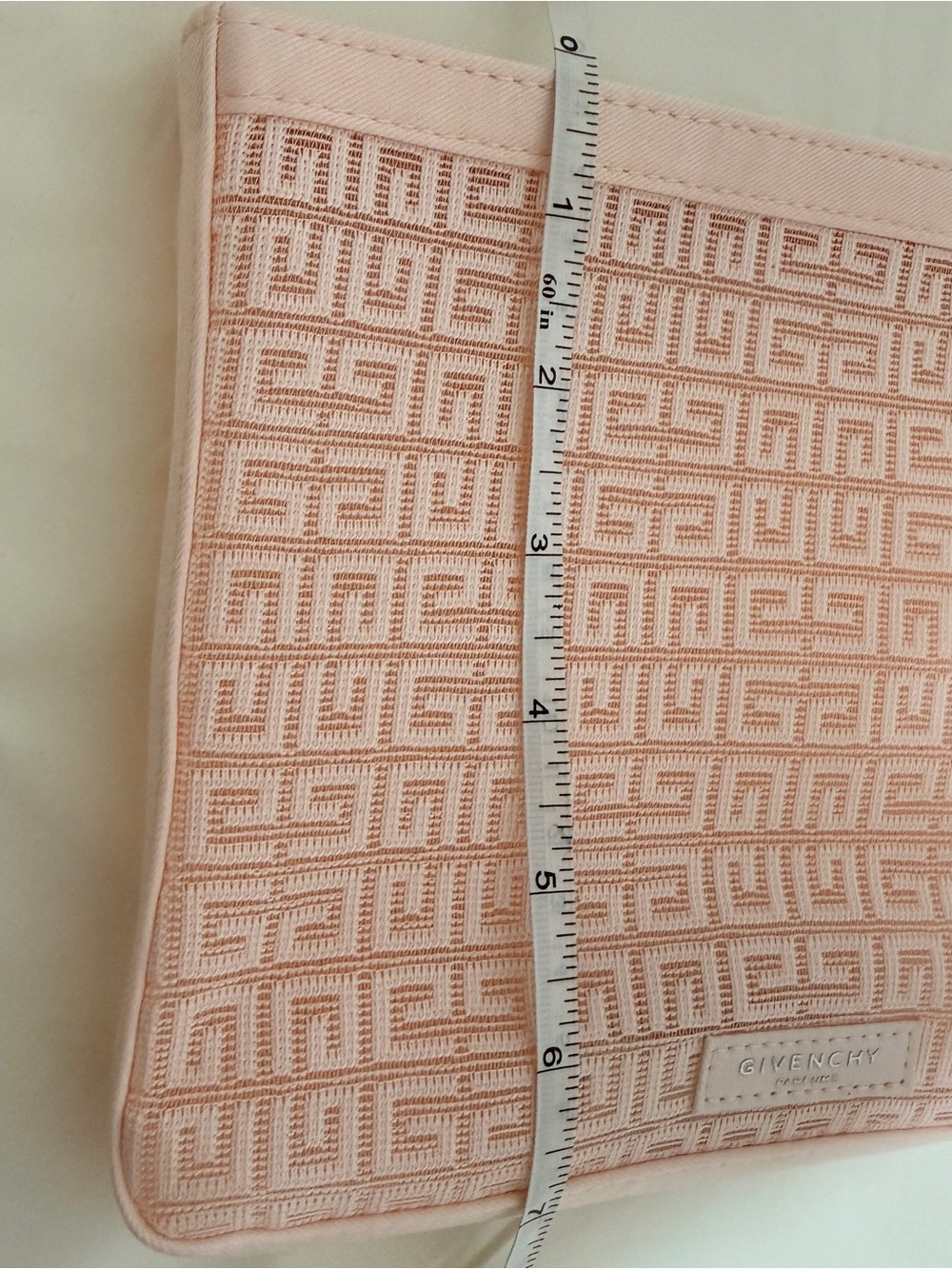 Givenchy Pale Pink Monogram Canvas Wristlet Clutch - Picture 7 of 7